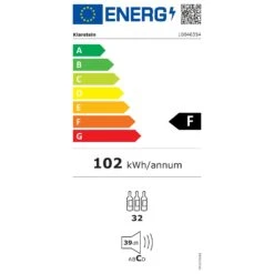 [Gebraucht] Vinovilla 30 Duo Einbau-Weinkühlschrank | 30 Flaschen -Klarstein Verkäufe 10046354 energy label