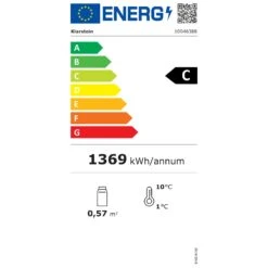 Steakhouse Reifeschrank | 352 L || -Klarstein Verkäufe 10046388 energy label