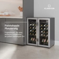 [Gebraucht] Vinamour Weinkühlschrank | 2 Kühlzonen -Klarstein Verkäufe 10046444 de 0003 usp