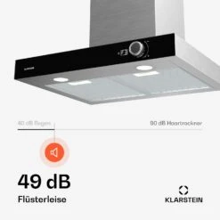 [Wiederverpackt] AirNova Dunstabzugshaube| 60 Cm -Klarstein Verkäufe 10046497 de 0005 usp