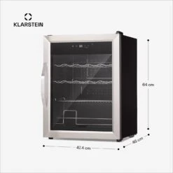 Coachella 65 Smart Getränkekühlschrank Mit Glastür 60 Liter -Klarstein Verkäufe 10046570 yy 0011 dimensions