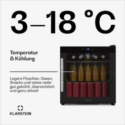 Coachella 50 Onyx Smart Kühlschrank -Klarstein Verkäufe 10046571 de 0004 usp