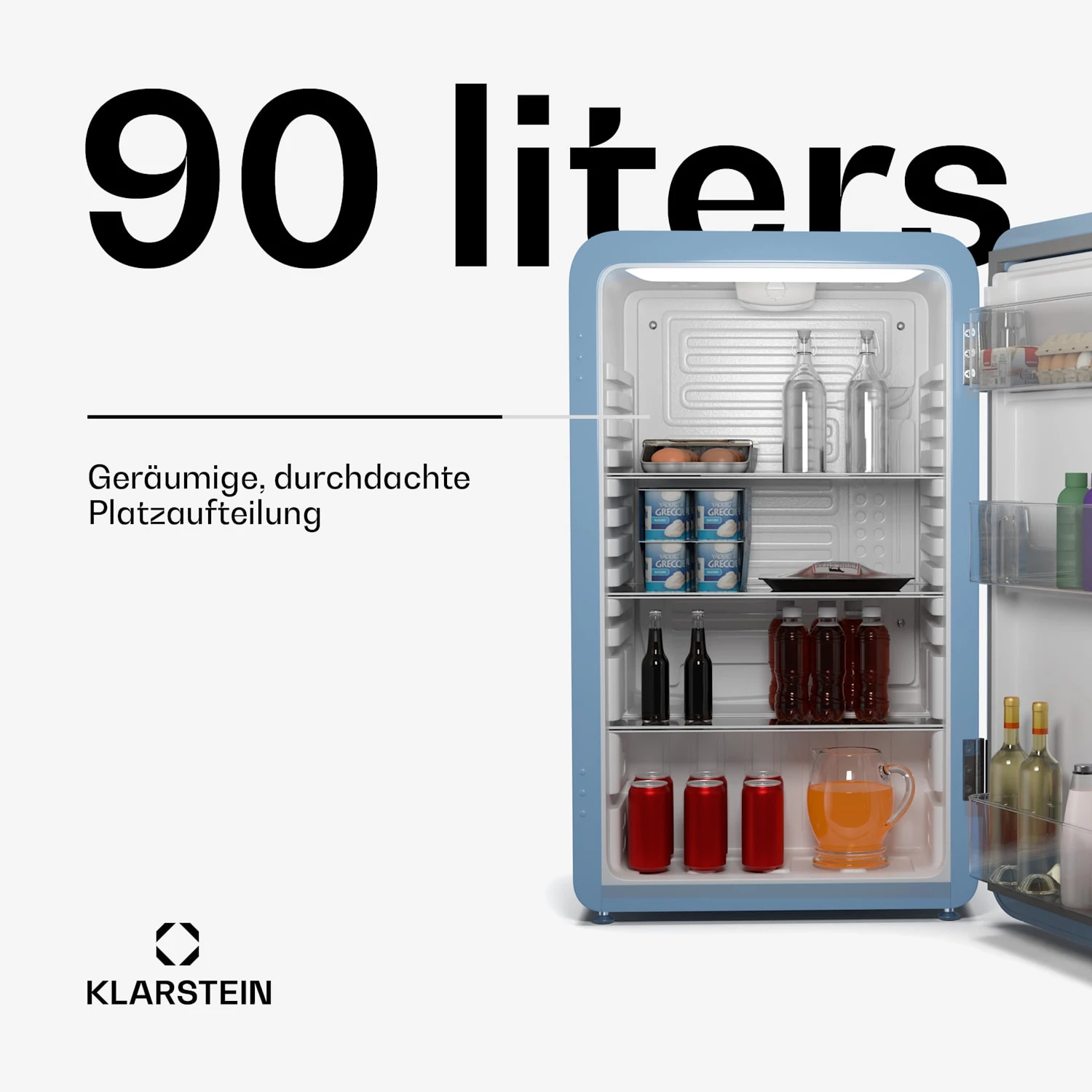 Audrey Evo Mini Kühlschrank | 90L 2 Audrey Evo Mini Kühlschrank | 90L – Bild 2