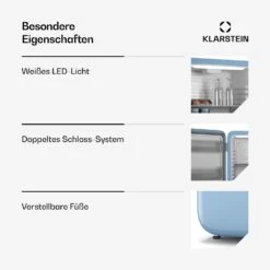 Audrey Evo Mini Kühlschrank | 90L 13 Audrey Evo Mini Kühlschrank | 90L -Klarstein Verkäufe 10046627 de 0006 usp