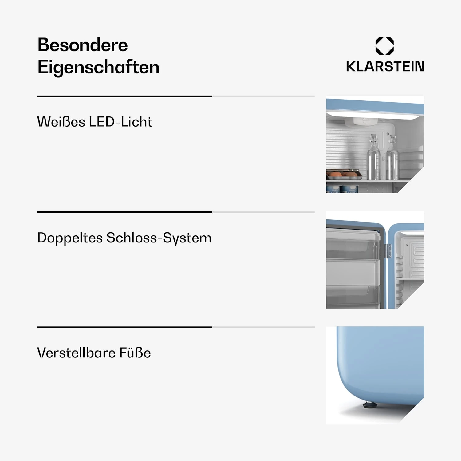 Audrey Evo Mini Kühlschrank | 90L 6 Audrey Evo Mini Kühlschrank | 90L – Bild 6