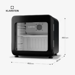 Audrey Evo Getränkekühlschrank Mit Glastür | Retro-Design | 46 L -Klarstein Verkäufe 10046631 yy 0011 dimensions
