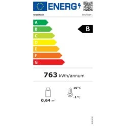 GrandCooler Getränkekühlschrank Mit Glastür | 270 L -Klarstein Verkäufe 10046641 energy label