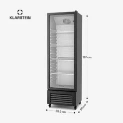 GrandCooler Getränkekühlschrank Mit Glastür | 306 L 14 GrandCooler Getränkekühlschrank Mit Glastür | 306 L -Klarstein Verkäufe 10046643 yy 0011 dimensions