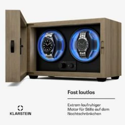 Brienz 2 Uhrenbeweger | 2 Uhren -Klarstein Verkäufe 10046736 de 0004 usp