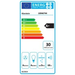 CurveVent Dunstabzugshaube | 90 Cm -Klarstein Verkäufe 10046744 energy label