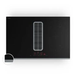 Verosteel 80cm Induktionskochfeld Mit Dunstabzug 4 Platten Schwarz