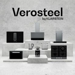 Verosteel Gaskochfeld + Verosteel Kaminhaube | Edelstahl | 60 Cm -Klarstein Verkäufe 60003309 yy 0012 logo