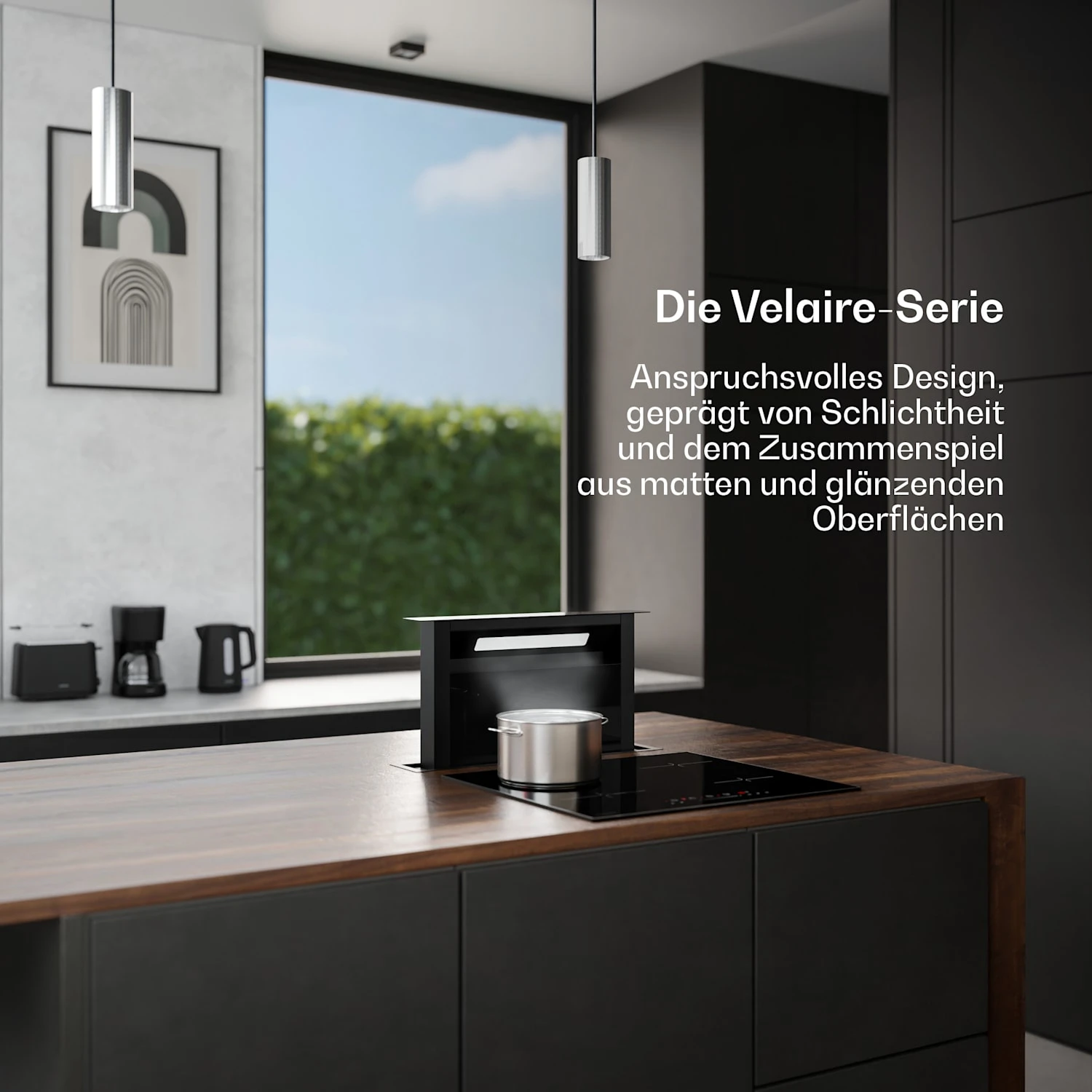 Velaire Induktionskochfeld + Velaire Kochfeldabzug | 60 Cm 2 Velaire Induktionskochfeld + Velaire Kochfeldabzug | 60 Cm – Bild 2