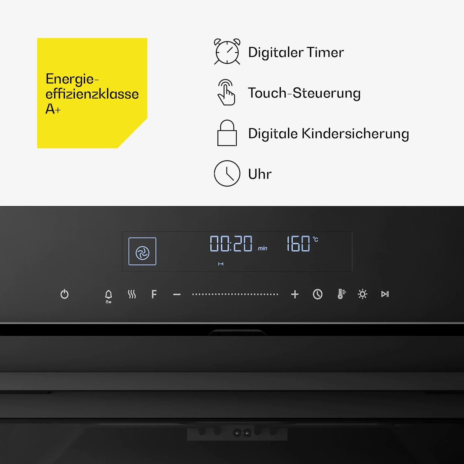 Velaire Induktionskochfeld Einbaubackofen Teleskop-Abzugshaube | 60 Cm 3 Velaire Induktionskochfeld Einbaubackofen Teleskop-Abzugshaube | 60 Cm – Bild 3