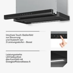 Velaire Induktionskochfeld Einbaubackofen Teleskop-Abzugshaube | 60 Cm 22 Velaire Induktionskochfeld Einbaubackofen Teleskop-Abzugshaube | 60 Cm -Klarstein Verkäufe 60003314 de 0011 usp