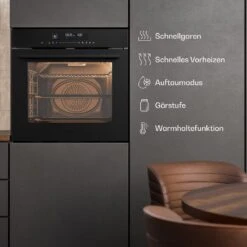 Velaire Induktionskochfeld Kochfeldabzug Einbaubackofen Kopffreihaube -Klarstein Verkäufe 60003315 de 0004 usp