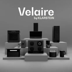 Velaire Gaskochfeld + Kaminhaube | Minimalistisch & Elegant | 60 Cm -Klarstein Verkäufe 60003316 yy 0012 logo